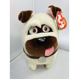 Ty Beanie Babies Secret Life of Pets Mel The Dog 6in Plush Illumination W Tags